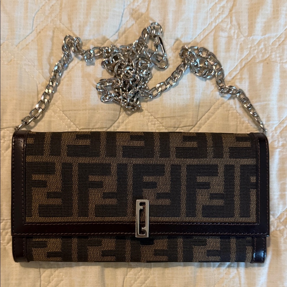 Fendi Black Leather Wallet